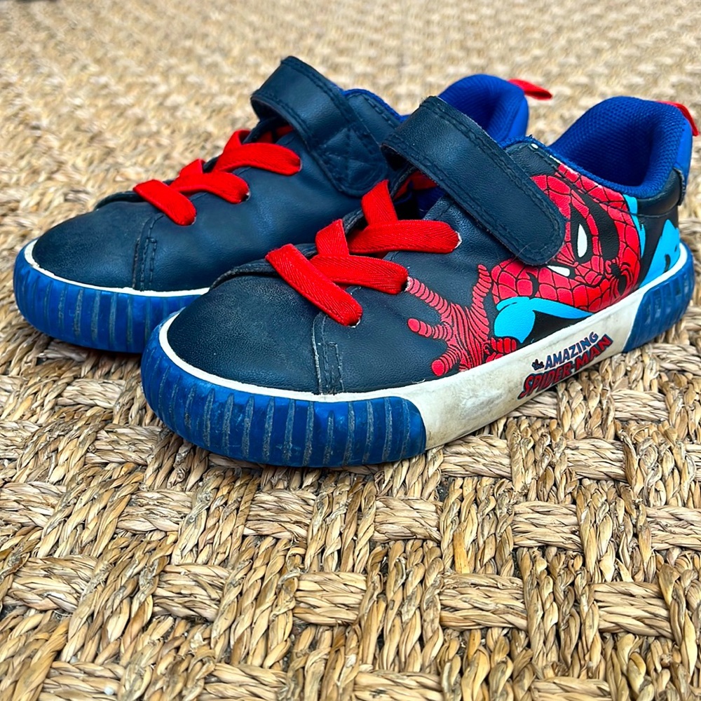 Adorable Amazing Spider-Man Velcro sneakers for toddler from H&M